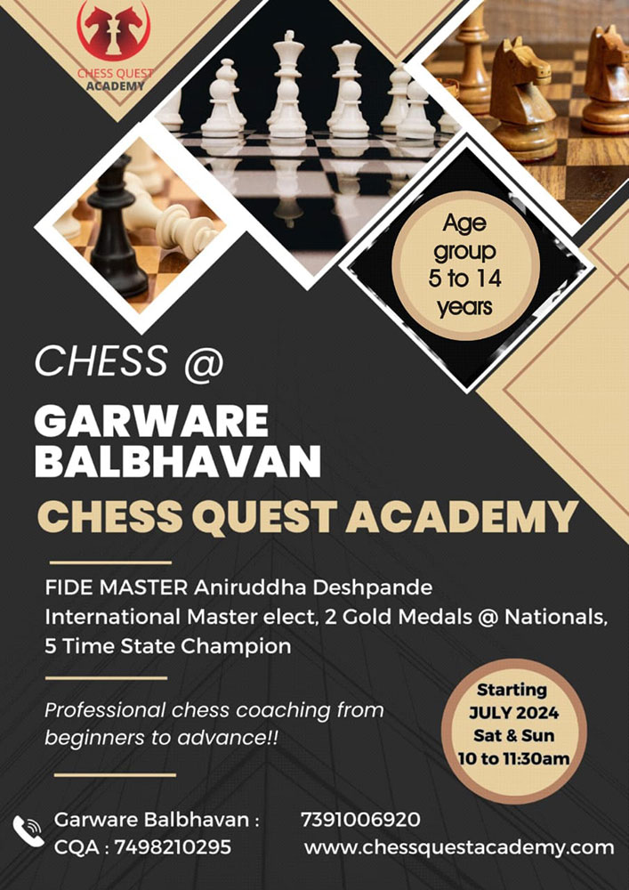 Chess classes at Balbhavan